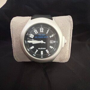 Rare Alcan last aluminum Swiss made watch